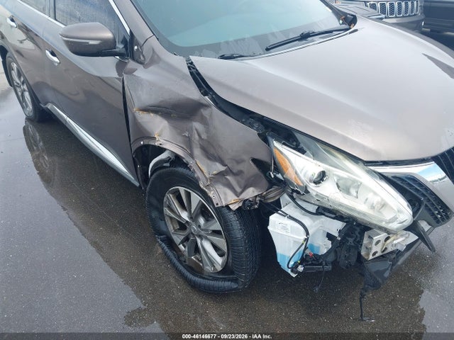 46146677 :رقم المزاد ، 5N1AZ2MH2FN214968 vin ، 2015 Nissan Murano Sv مزاد بيع