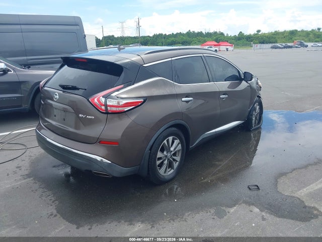 46146677 :رقم المزاد ، 5N1AZ2MH2FN214968 vin ، 2015 Nissan Murano Sv مزاد بيع