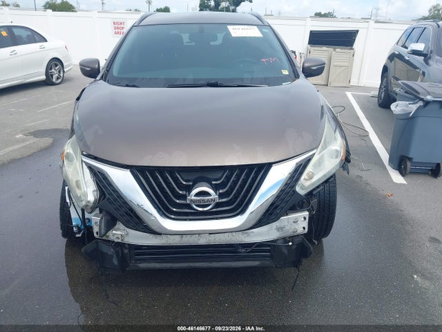 46146677 :رقم المزاد ، 5N1AZ2MH2FN214968 vin ، 2015 Nissan Murano Sv مزاد بيع
