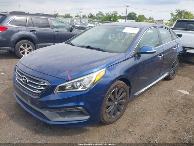 2016 Hyundai Sonata Sport მანქანა იყიდება აუქციონზე, vin: 5NPE34AF7GH416275, აუქციონის ნომერი: 46146686