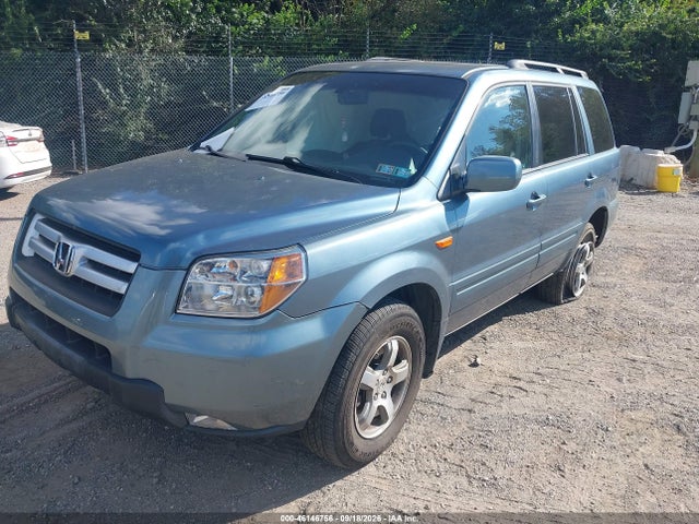 2006 Honda Pilot Ex-l მანქანა იყიდება აუქციონზე, vin: 5FNYF18566B009495, აუქციონის ნომერი: 46146756