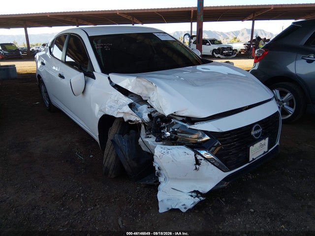 2024 Nissan Sentra S Xtronic Cvt მანქანა იყიდება აუქციონზე, vin: 3N1AB8BV1RY389341, აუქციონის ნომერი: 46146849