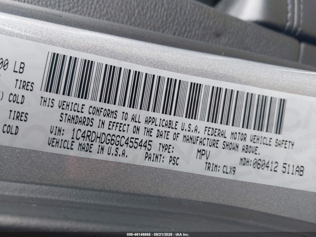 Dodge DURANGO LIMITED 2016 1C4RDHDG6GC455445 Image 9