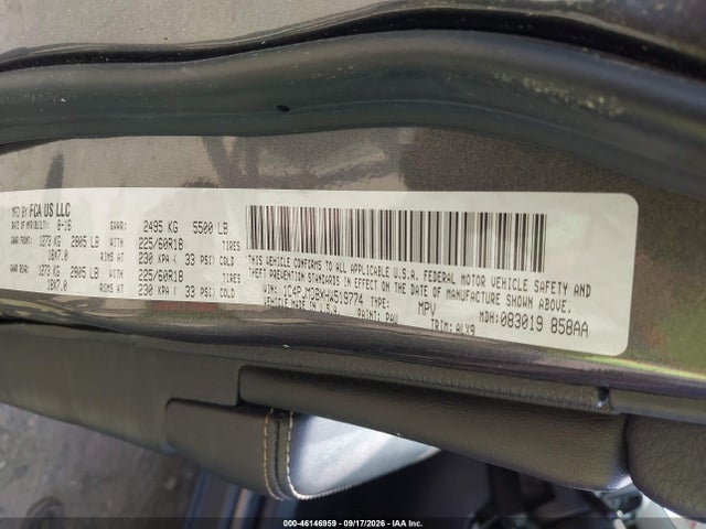 2017 Jeep Cherokee Limited 4x4 მანქანა იყიდება აუქციონზე, vin: 1C4PJMDBXHW519774, აუქციონის ნომერი: 46146959