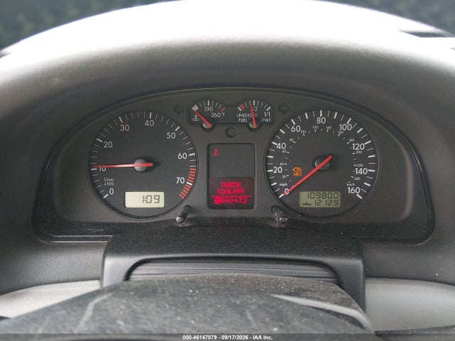 46147079 :رقم المزاد ، WVWEH63B61E033166 vin ، 2001 Volkswagen Passat Glx مزاد بيع