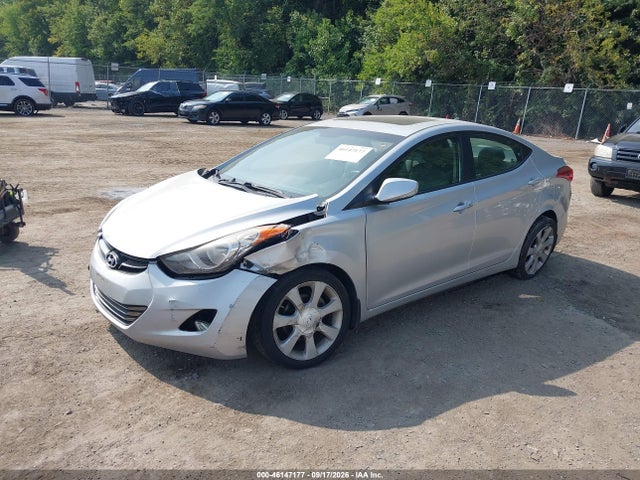 46147177 :رقم المزاد ، KMHDH4AE1CU345347 vin ، 2012 Hyundai Elantra Limited (ulsan Plant) مزاد بيع