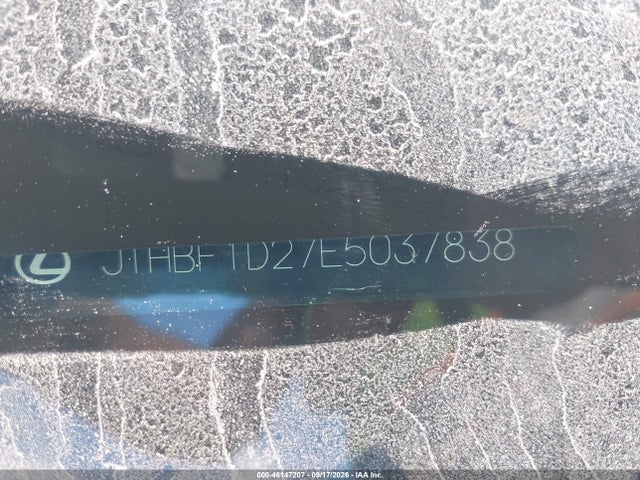 2014 Lexus Is 250 მანქანა იყიდება აუქციონზე, vin: JTHBF1D27E5037838, აუქციონის ნომერი: 46147207
