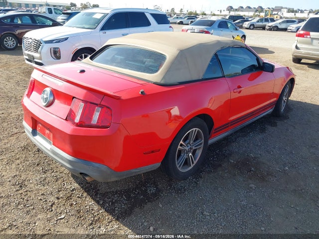 2010 Ford Mustang V6/v6 Premium მანქანა იყიდება აუქციონზე, vin: 1ZVBP8EN0A5121930, აუქციონის ნომერი: 46147374