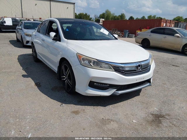 46147405 :رقم المزاد ، 1HGCR2F69HA222683 vin ، 2017 Honda Accord Sport مزاد بيع