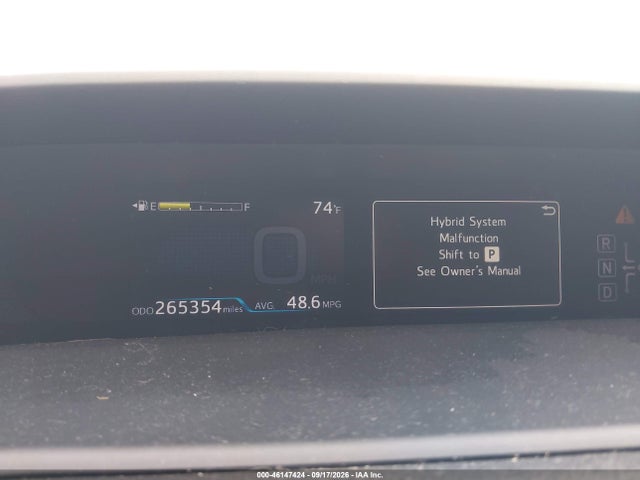 Продаж на аукціоні авто 2016 Toyota Prius Two, vin: JTDKBRFU0G3505885, номер лоту: 46147424