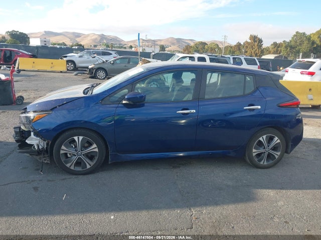 2022 Nissan Leaf Sv მანქანა იყიდება აუქციონზე, vin: 1N4AZ1CV5NC553455, აუქციონის ნომერი: 46147504