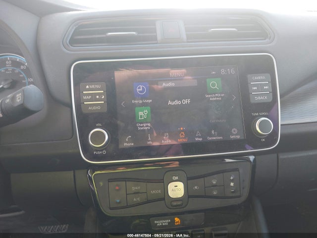 2022 Nissan Leaf Sv მანქანა იყიდება აუქციონზე, vin: 1N4AZ1CV5NC553455, აუქციონის ნომერი: 46147504