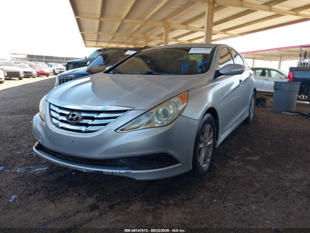 2014 Hyundai Sonata Gls მანქანა იყიდება აუქციონზე, vin: 5NPEB4AC2EH908170, აუქციონის ნომერი: 46147513