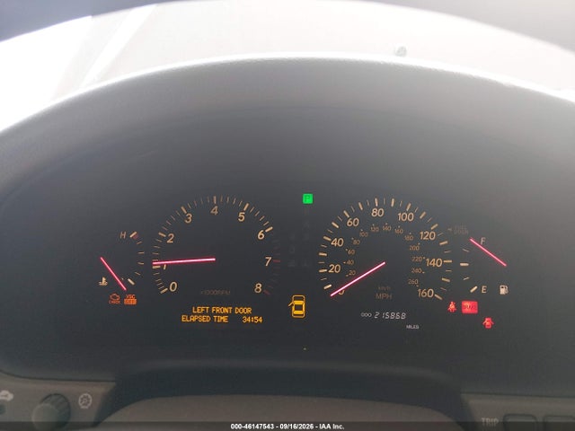 46147543 :رقم المزاد ، JTHBN30F910006122 vin ، 2001 Lexus Ls 430 مزاد بيع