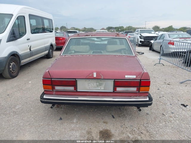 46147629 :رقم المزاد ، SCAZN42A4GCX16048 vin ، 1986 Rolls-royce Silver Spur مزاد بيع