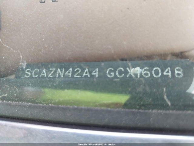 46147629 :رقم المزاد ، SCAZN42A4GCX16048 vin ، 1986 Rolls-royce Silver Spur مزاد بيع