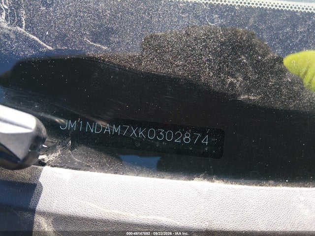 46147692 :رقم المزاد ، JM1NDAM7XK0302874 vin ، 2019 Mazda Mx-5 Miata Rf Grand Touring مزاد بيع