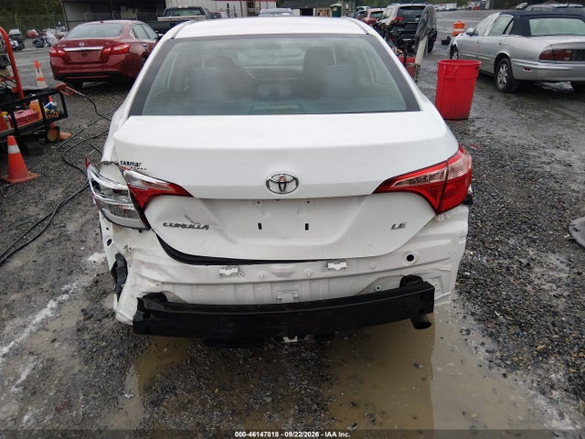 Продажа на аукционе авто 2018 Toyota Corolla Le, vin: 5YFBURHE3JP846907, номер лота: 46147818