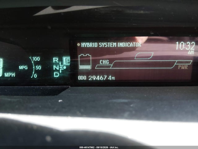 Aukcja sprzedaży 2011 Toyota Prius Two, vin: JTDKN3DU7B0309220, numer aukcji: 46147962
