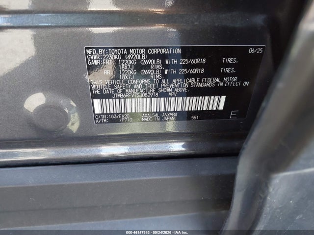 JTMB6RFV7SJ082918 Toyota Rav4 Hybrid Xle Premium