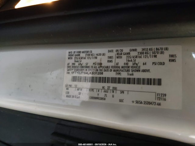 1FTYE2Y84LKB31208 Ford Transit-150