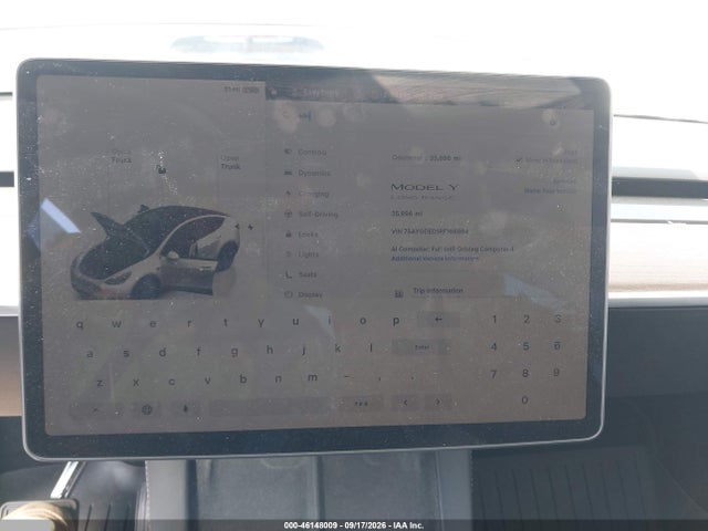 Продаж на аукціоні авто 2024 Tesla Model Y Long Range Single Motor Rear-wheel Drive/rwd, vin: 7SAYGDED1RF168894, номер лоту: 46148009