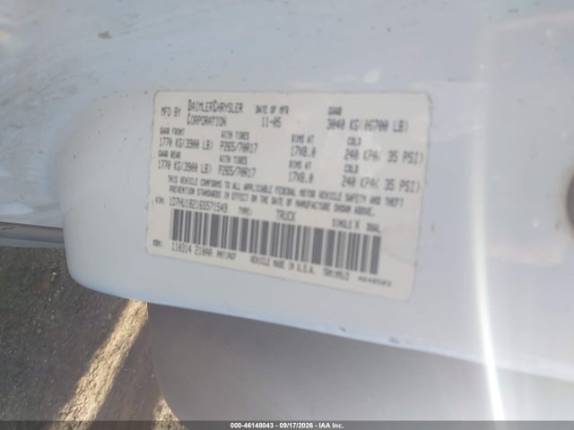 Продажа на аукционе авто 2006 Dodge Ram 1500 Slt/trx4 Off Road/sport, vin: 1D7HU18216S571549, номер лота: 46148043