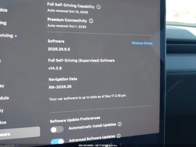 2026 Tesla Model Y Premium Rear-wheel Drive/rear-wheel Drive მანქანა იყიდება აუქციონზე, vin: 7SAYGDED7TF525762, აუქციონის ნომერი: 46148064