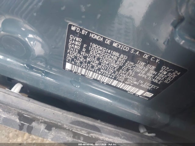 Продажа на аукционе авто 2025 Honda Hr-v Awd Sport, vin: 3CZRZ2H51SM720944, номер лота: 46148195