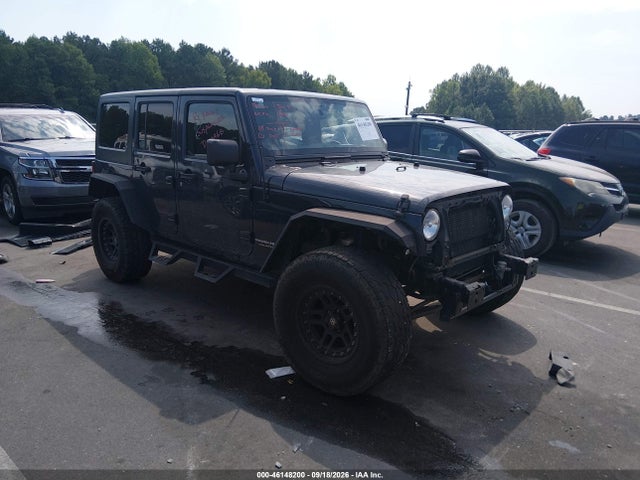 Auction sale of the 2018 Jeep Wrangler Jk Unlimited Sport S 4x4, vin: 1C4BJWDG9JL860270, lot number: 46148200