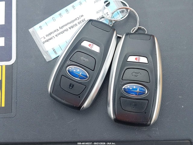 2020 Subaru Outback Limited მანქანა იყიდება აუქციონზე, vin: 4S4BTALC7L3269932, აუქციონის ნომერი: 46148237
