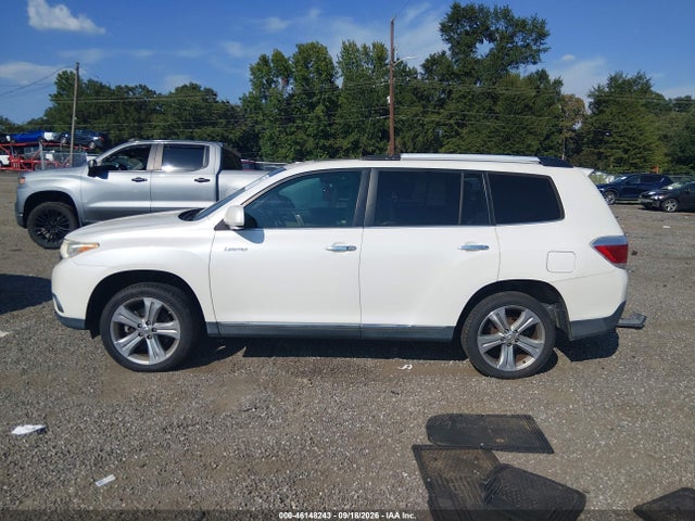 46148243 :رقم المزاد ، 5TDDK3EH6DS244377 vin ، 2013 Toyota Highlander Limited V6 مزاد بيع