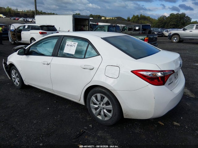 Продаж на аукціоні авто 2016 Toyota Corolla Le, vin: 2T1BURHE7GC684322, номер лоту: 46148271