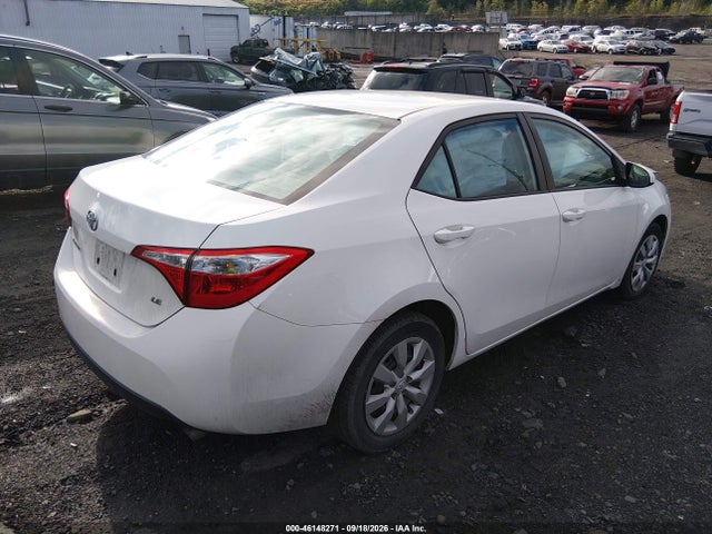 Продаж на аукціоні авто 2016 Toyota Corolla Le, vin: 2T1BURHE7GC684322, номер лоту: 46148271