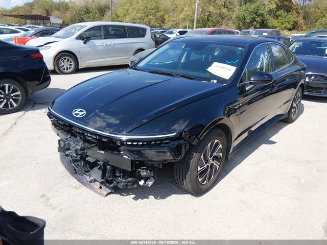 46148296 :رقم المزاد ، KMHL24JJ8TA172602 vin ، 2026 Hyundai Sonata Hybrid Blue مزاد بيع