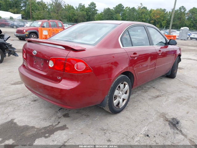 2008 Kia Optima Lx მანქანა იყიდება აუქციონზე, vin: KNAGE123085256972, აუქციონის ნომერი: 46148302