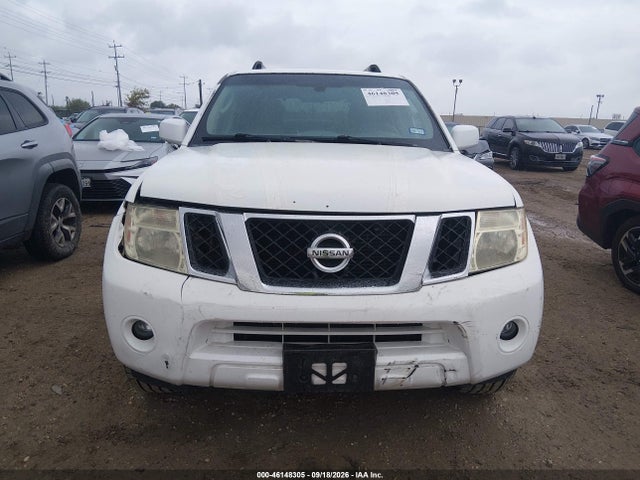2010 Nissan Pathfinder Se მანქანა იყიდება აუქციონზე, vin: 5N1AR1NN5AC606393, აუქციონის ნომერი: 46148305