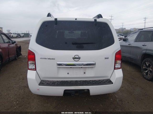 2010 Nissan Pathfinder Se მანქანა იყიდება აუქციონზე, vin: 5N1AR1NN5AC606393, აუქციონის ნომერი: 46148305