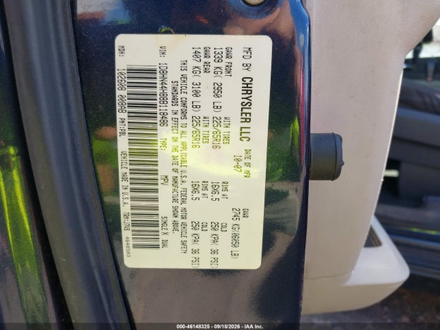 2008 Dodge Grand Caravan Se მანქანა იყიდება აუქციონზე, vin: 1D8HN44H88B118486, აუქციონის ნომერი: 46148325