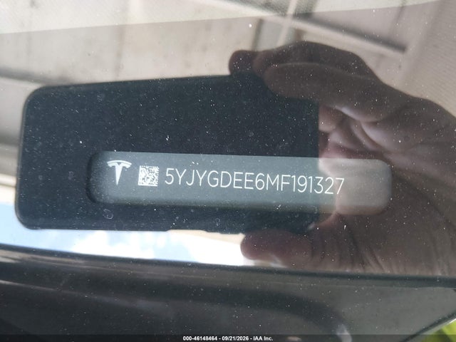 5YJYGDEE6MF191327 Tesla Model Y Long Range