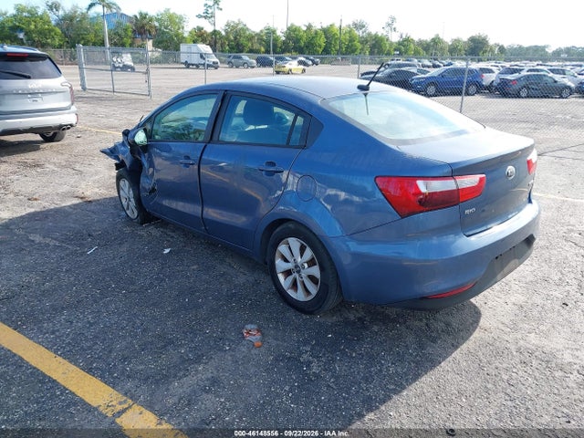 2016 Kia Rio Ex მანქანა იყიდება აუქციონზე, vin: KNADN4A33G6600566, აუქციონის ნომერი: 46148556