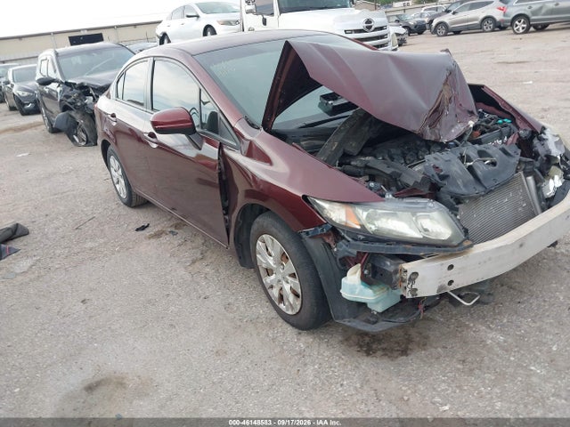 46148583 :رقم المزاد ، 19XFB2F58EE031837 vin ، 2014 Honda Civic Lx مزاد بيع