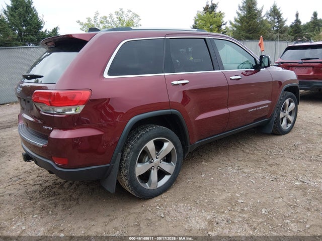 Продаж на аукціоні авто 2016 Jeep Grand Cherokee Limited, vin: 1C4RJFBG9GC452250, номер лоту: 46148611