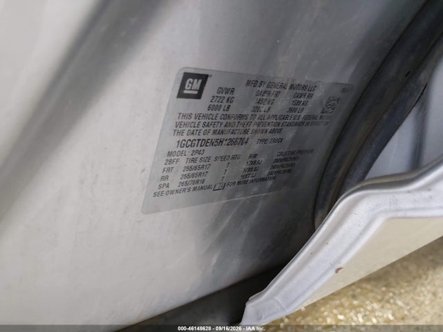 Aukcja sprzedaży 2017 Chevrolet Colorado Z71, vin: 1GCGTDEN5H1266704, numer aukcji: 46148628