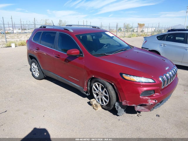 2015 Jeep Cherokee Latitude მანქანა იყიდება აუქციონზე, vin: 1C4PJLCB0FW706921, აუქციონის ნომერი: 46148762