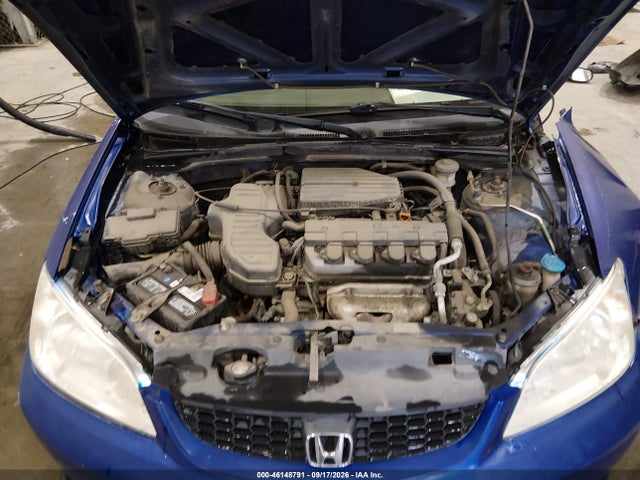46148791 :رقم المزاد ، 1HGEM22155L061525 vin ، 2005 Honda Civic Vp مزاد بيع