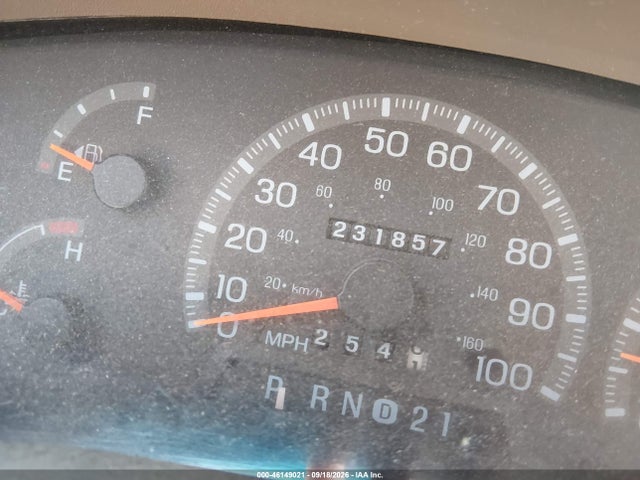 46149021 :رقم المزاد ، 1FTZX1769WKA99630 vin ، 1998 Ford F-150 Lariat/standard/xl/xlt مزاد بيع