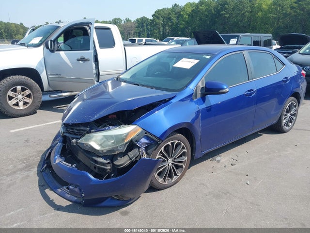 46149040 :رقم المزاد ، 2T1BURHE8FC302443 vin ، 2015 Toyota Corolla S Plus مزاد بيع