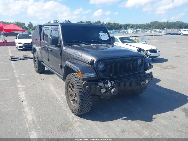 Auction sale of the 2024 Jeep Gladiator Willys, vin: 1C6HJTAG0RL126746, lot number: 46149107