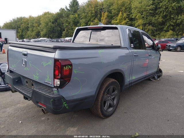 2022 Honda Ridgeline Rtl მანქანა იყიდება აუქციონზე, vin: 5FPYK3F56NB022201, აუქციონის ნომერი: 46149150